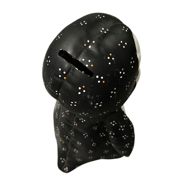 Kimple Ceramic Black and White Penguin Piggy Bank Mold - Picture 6 of 7